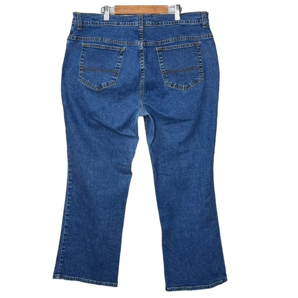 St. John’s Bay Women’s Stretch Book Cut 5 Pocket Blue Jeans Size 16 - Picture 6 of 9